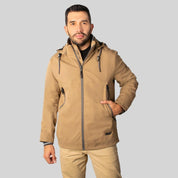 Chamarra Rompevientos Para Hombre con Forro de Mesh y Gorro Desmontable Greenlander - Greenlander