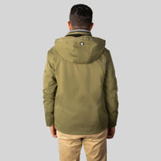 Chamarra Rompevientos Para Hombre con Forro de Mesh y Gorro Desmontable Greenlander - Greenlander