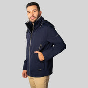 Chamarra Rompevientos Para Hombre con Forro de Mesh y Gorro Desmontable Greenlander - Greenlander