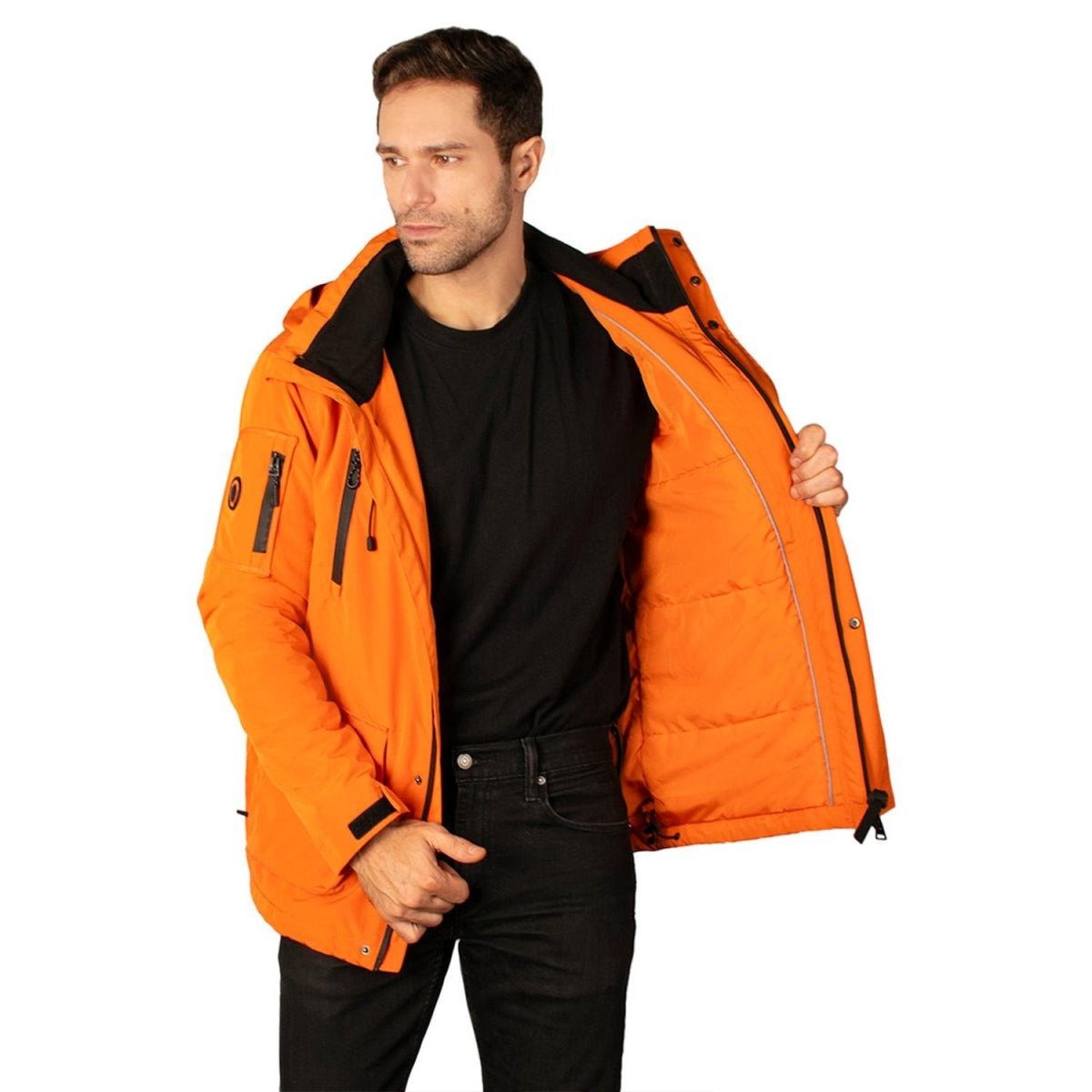 Chamarra Rompevientos Para Hombre Con Gorro Fijo Waterproof Greenlander - Greenlander