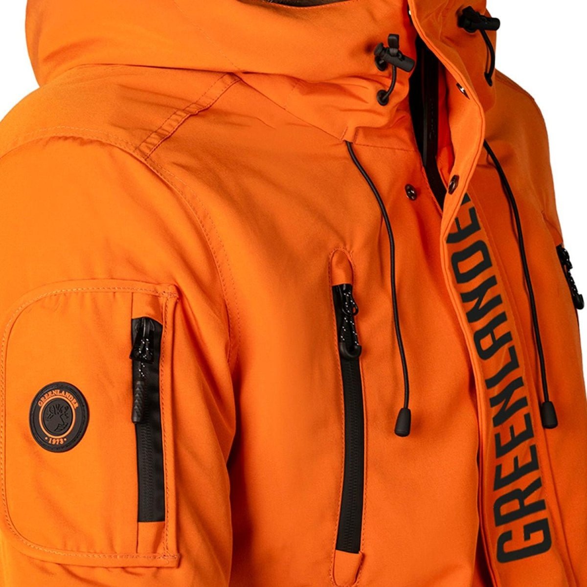 Chamarra Rompevientos Para Hombre Con Gorro Fijo Waterproof Greenlander - Greenlander