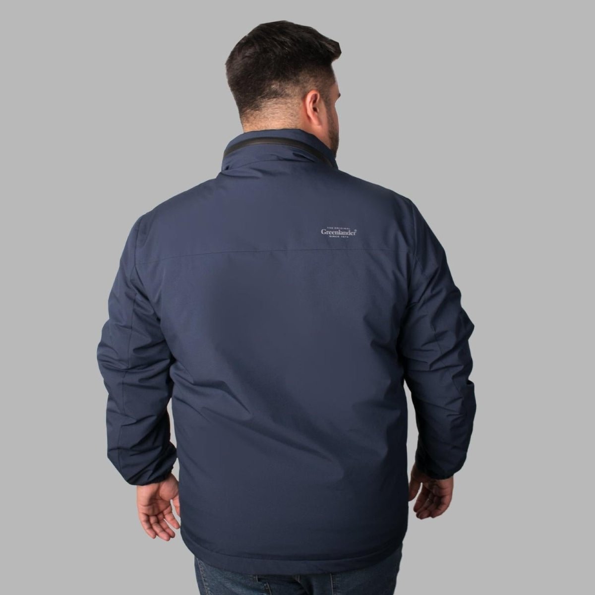 Chamarra Rompevientos Para Hombre Tallas Extra Greenlander - Greenlander