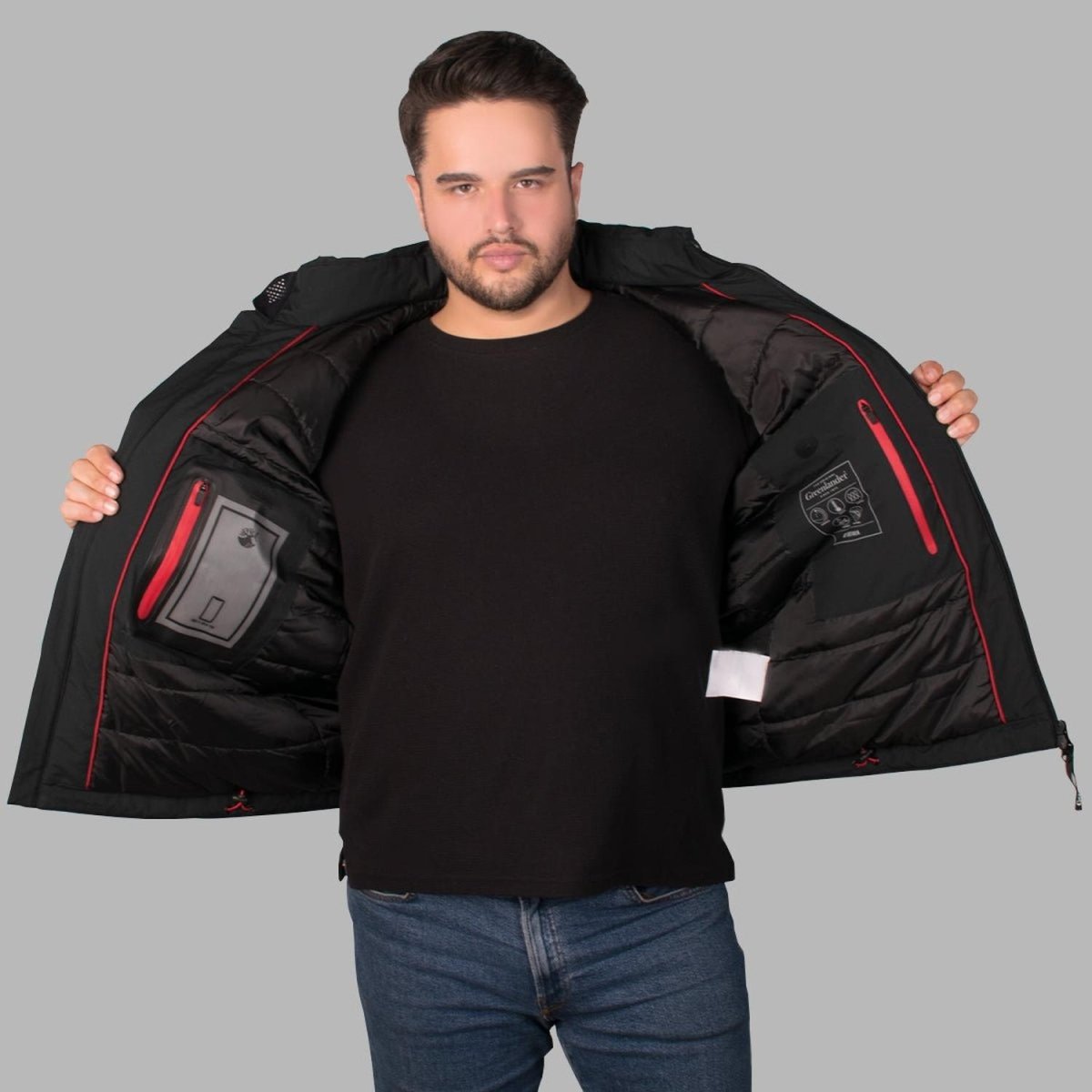 Chamarra Rompevientos Para Hombre Tallas Extra Greenlander - Greenlander