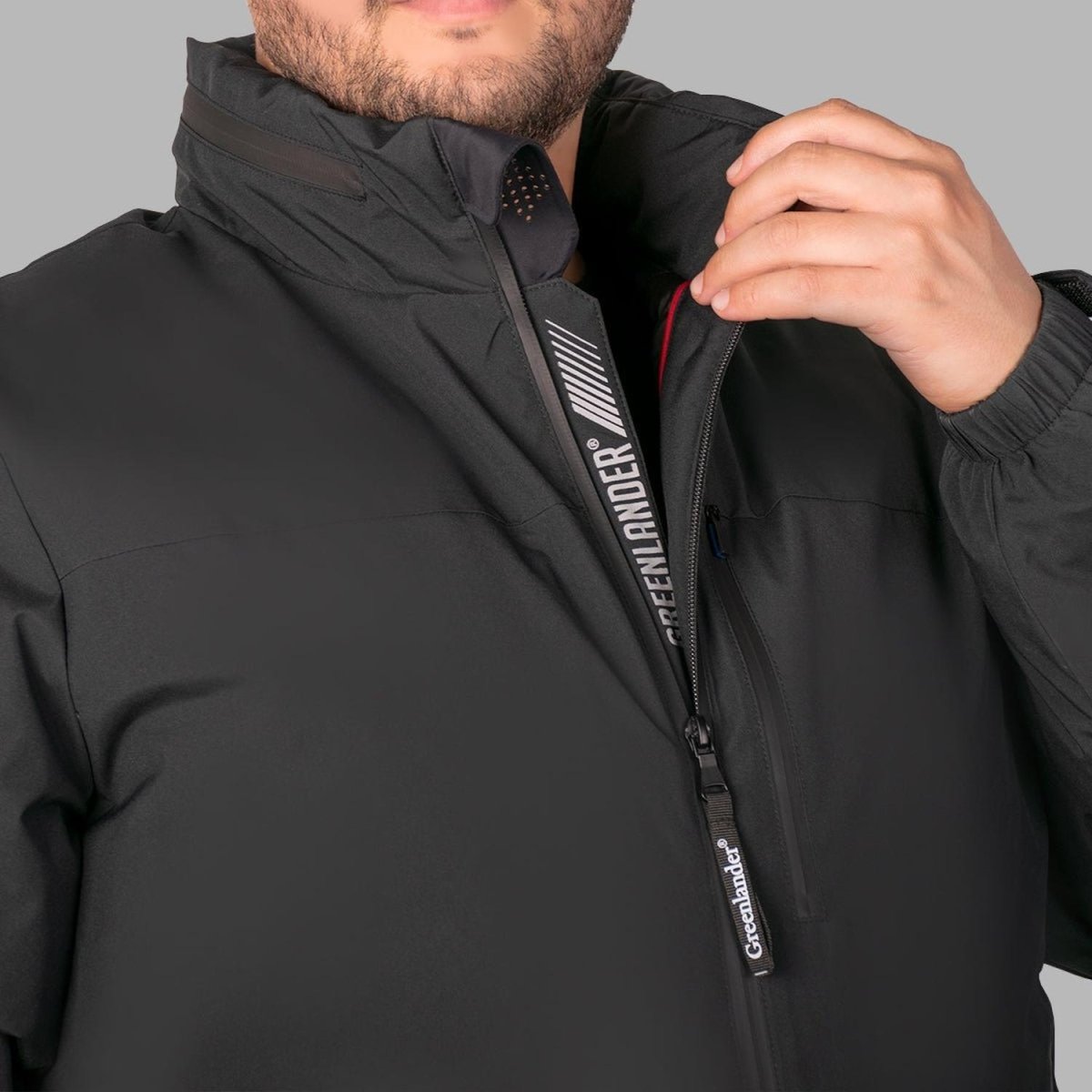 Chamarra Rompevientos Para Hombre Tallas Extra Greenlander - Greenlander