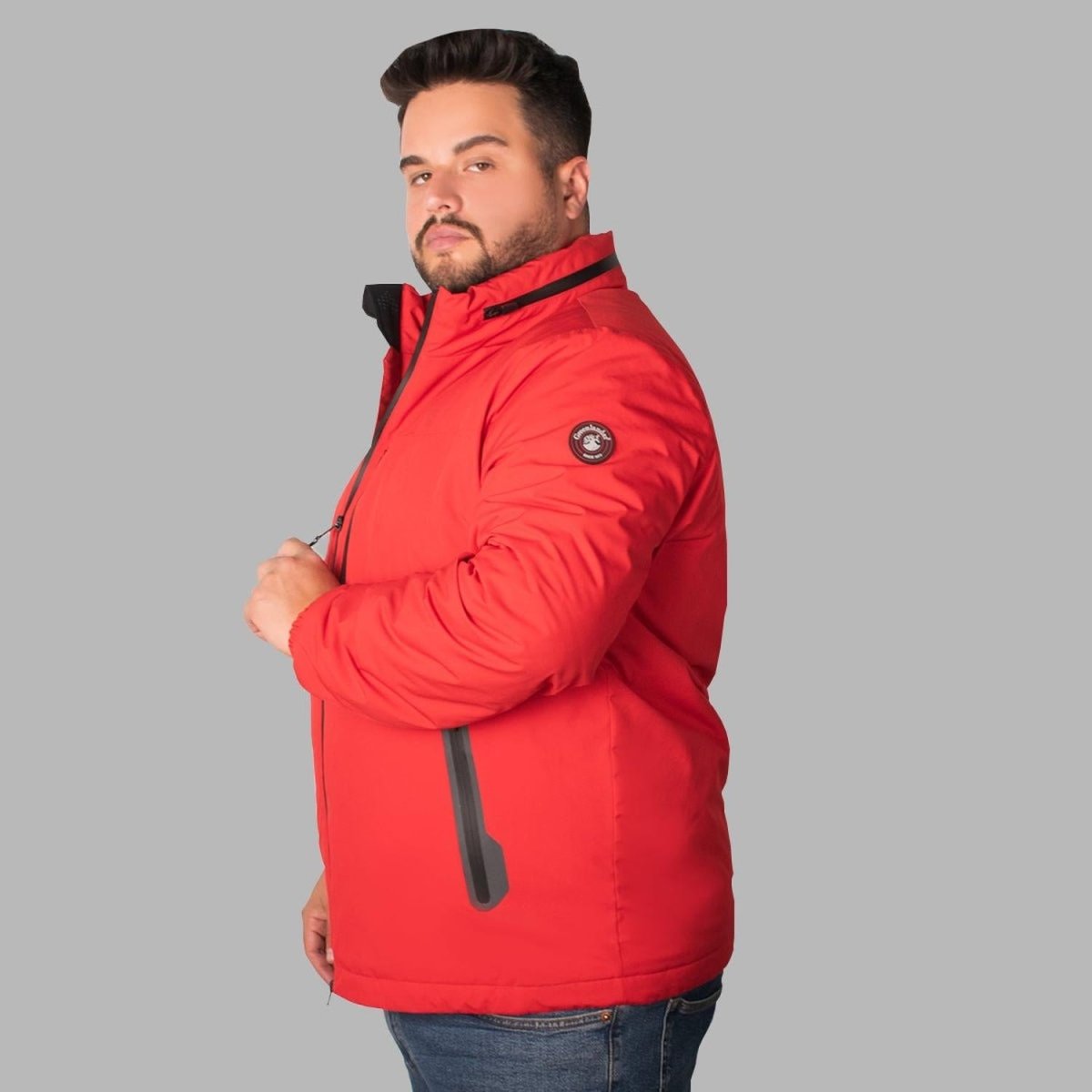 Chamarra Rompevientos Para Hombre Tallas Extra Greenlander - Greenlander