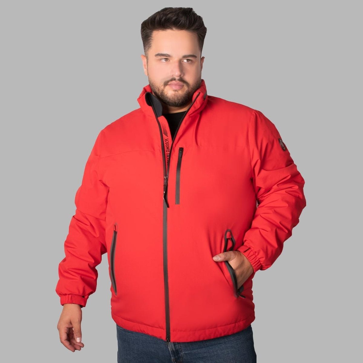 Chamarra Rompevientos Para Hombre Tallas Extra Greenlander - Greenlander