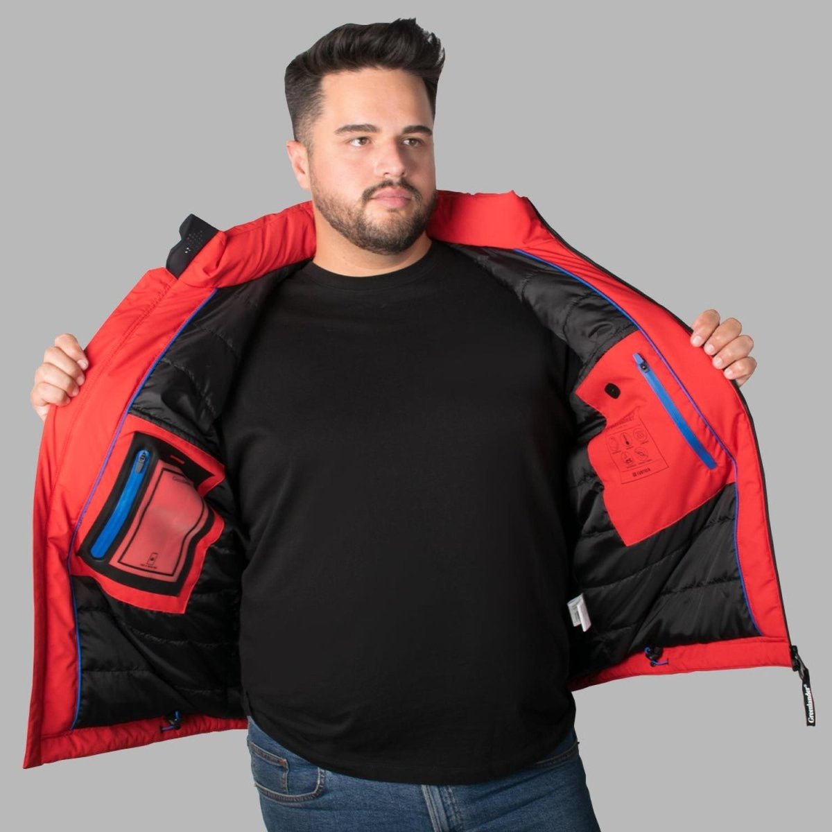 Chamarra Rompevientos Para Hombre Tallas Extra Greenlander - Greenlander