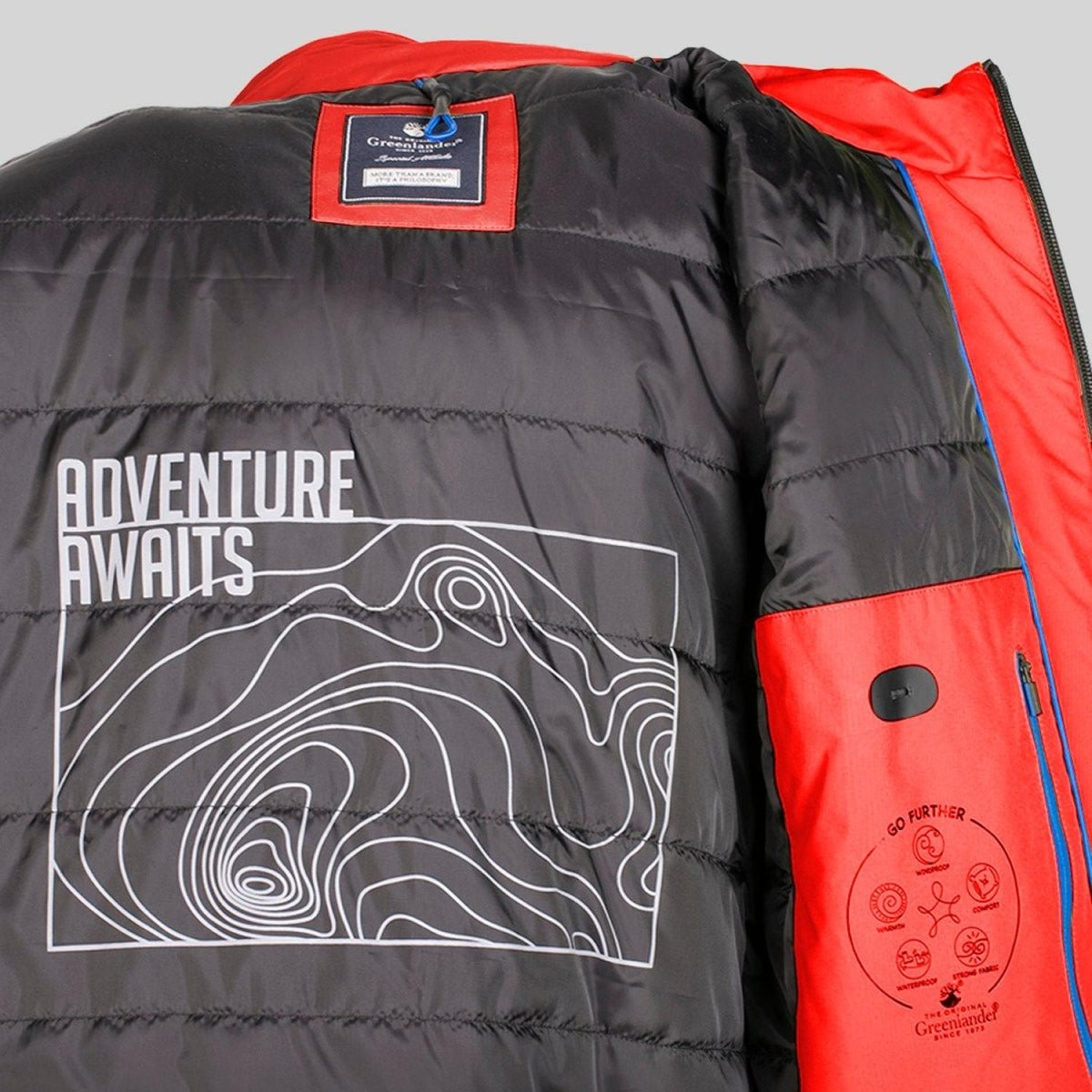 Chamarra Rompevientos Para Niño con Padding y Gorro Oculto Greenlander - Greenlander