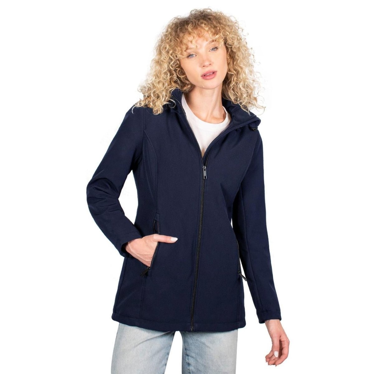 Chamarra Softshell Con Gorro Desmontable Greenlander Mujer - Greenlander