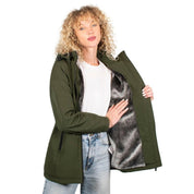 Chamarra Softshell Con Gorro Desmontable Greenlander Mujer - Greenlander