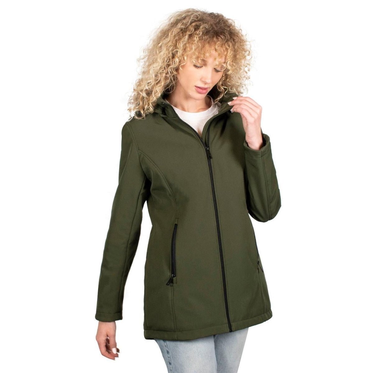 Chamarra Softshell Con Gorro Desmontable Greenlander Mujer - Greenlander