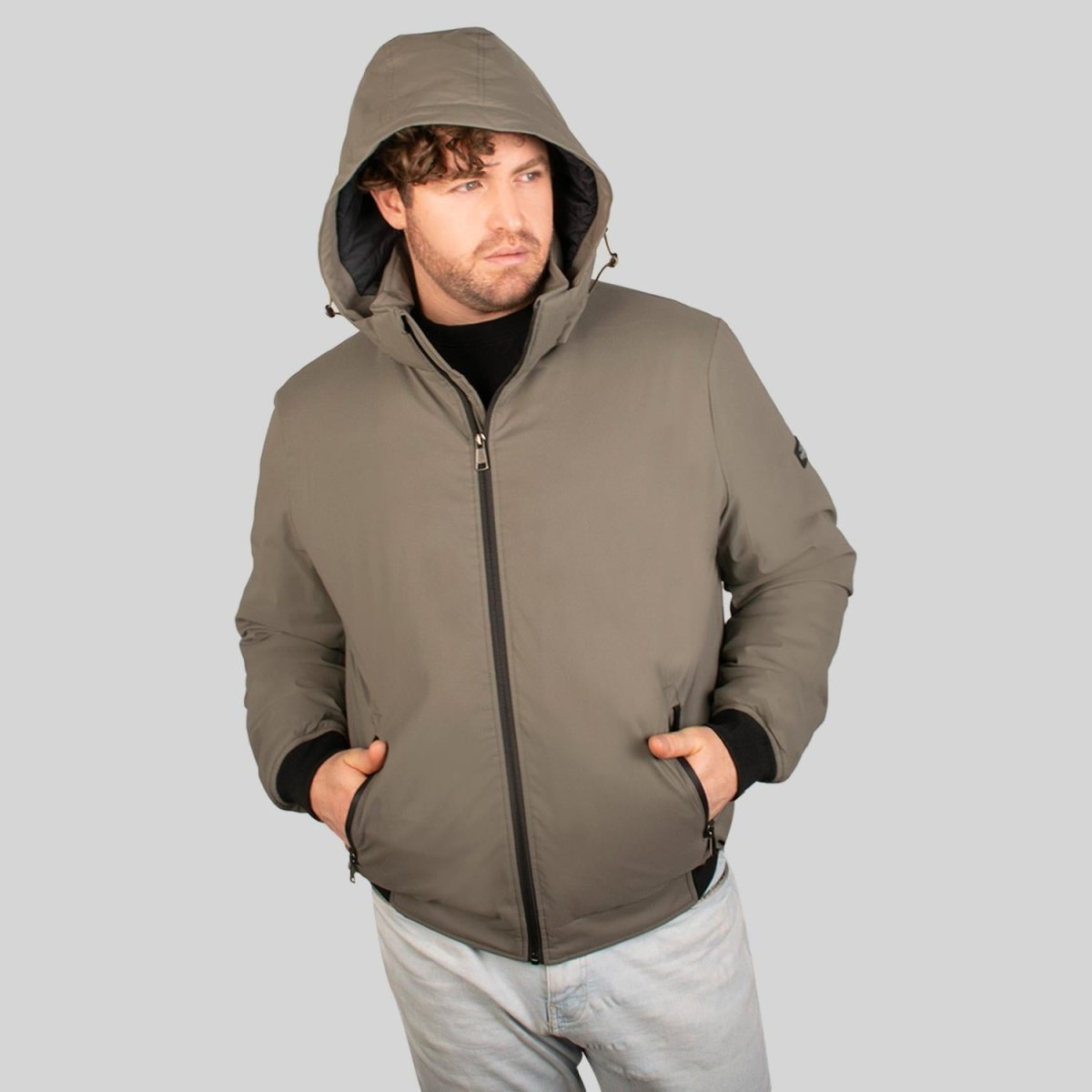 Chamarra tipo bomber para hombre con bolsillo interno Greenlander - Greenlander