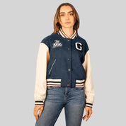Chamarra varsity para mujer con bolsillos Greenlander - Greenlander