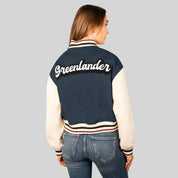 Chamarra varsity para mujer con bolsillos Greenlander - Greenlander