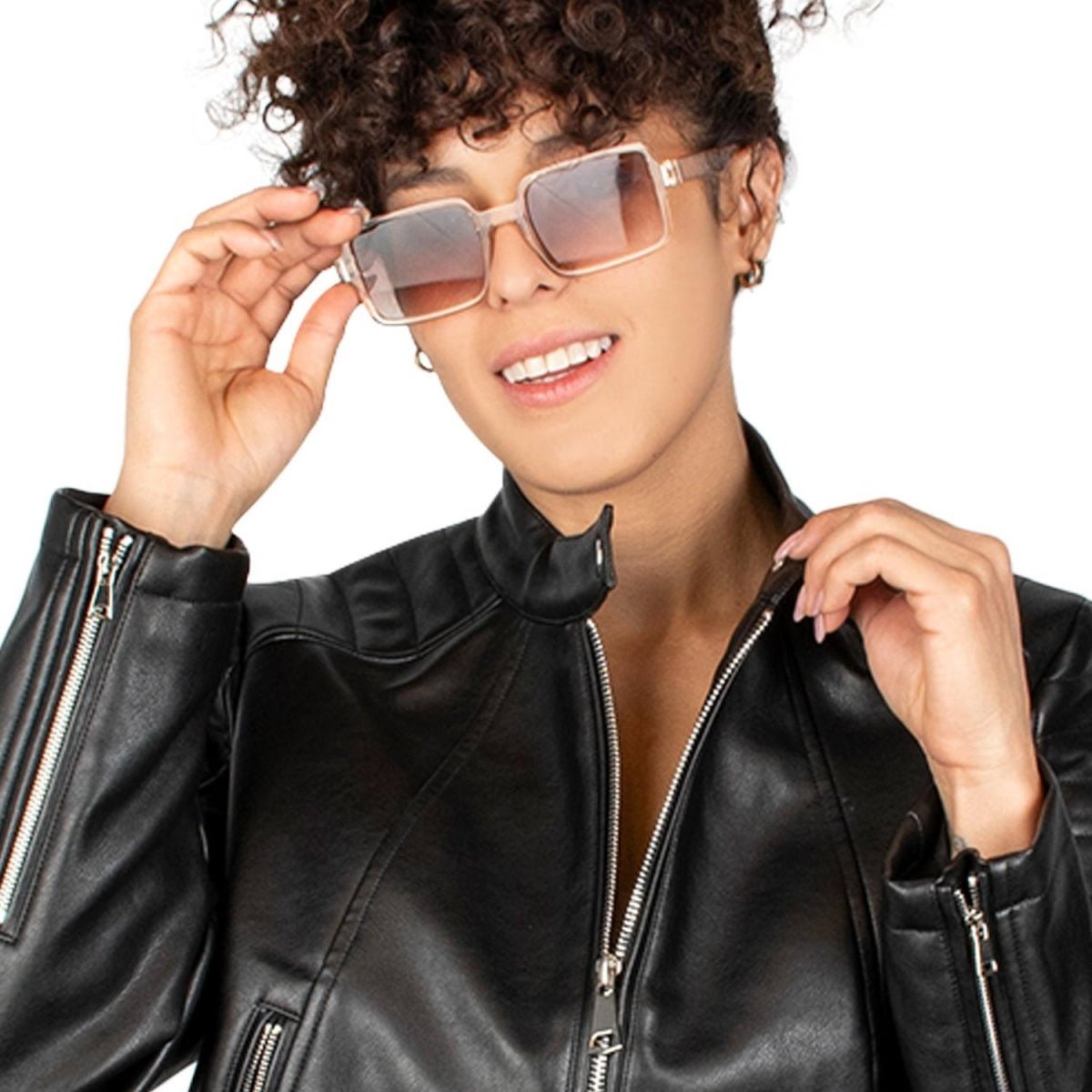 Chamarra Vinipiel Con Ajustadores De Hebilla Mujer - Greenlander