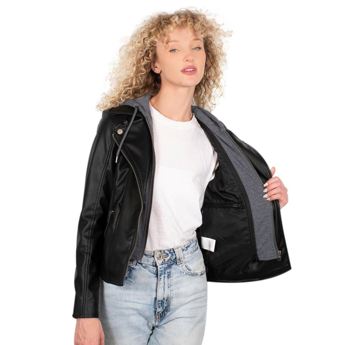 Chamarra Vinipiel Con Gorro Desmontable Mujer - Greenlander