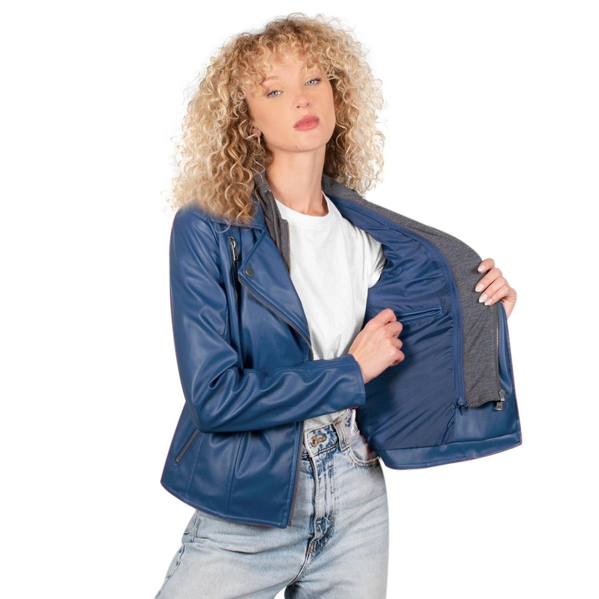 Chamarra Vinipiel Con Gorro Desmontable Mujer - Greenlander