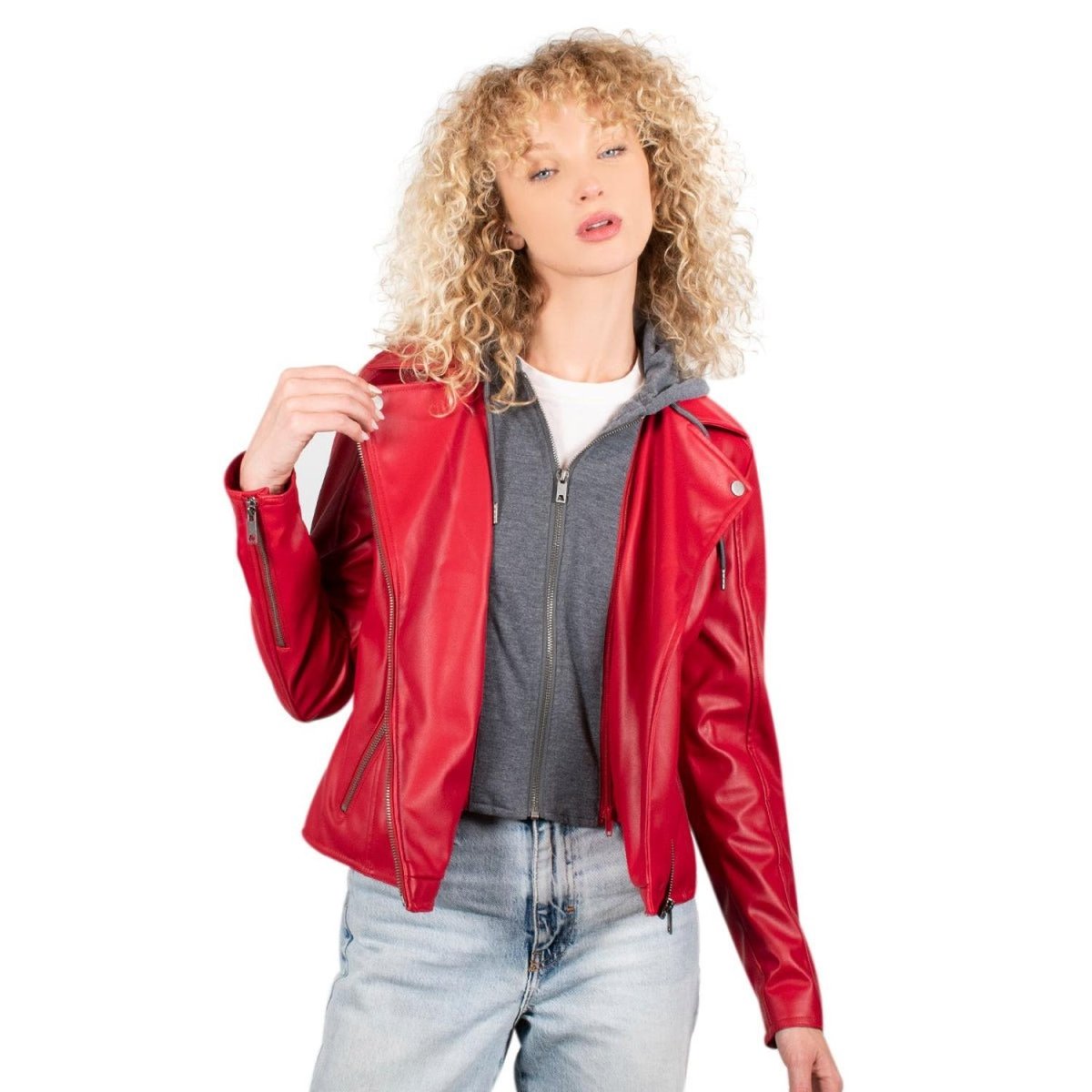 Chamarra Vinipiel Con Gorro Desmontable Mujer - Greenlander