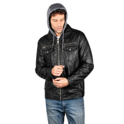 Chamarra Vinipiel Con Gorro Hombre - Greenlander