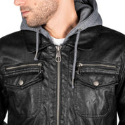 Chamarra Vinipiel Con Gorro Hombre - Greenlander