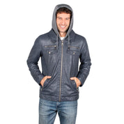 Chamarra Vinipiel Con Gorro Hombre - Greenlander