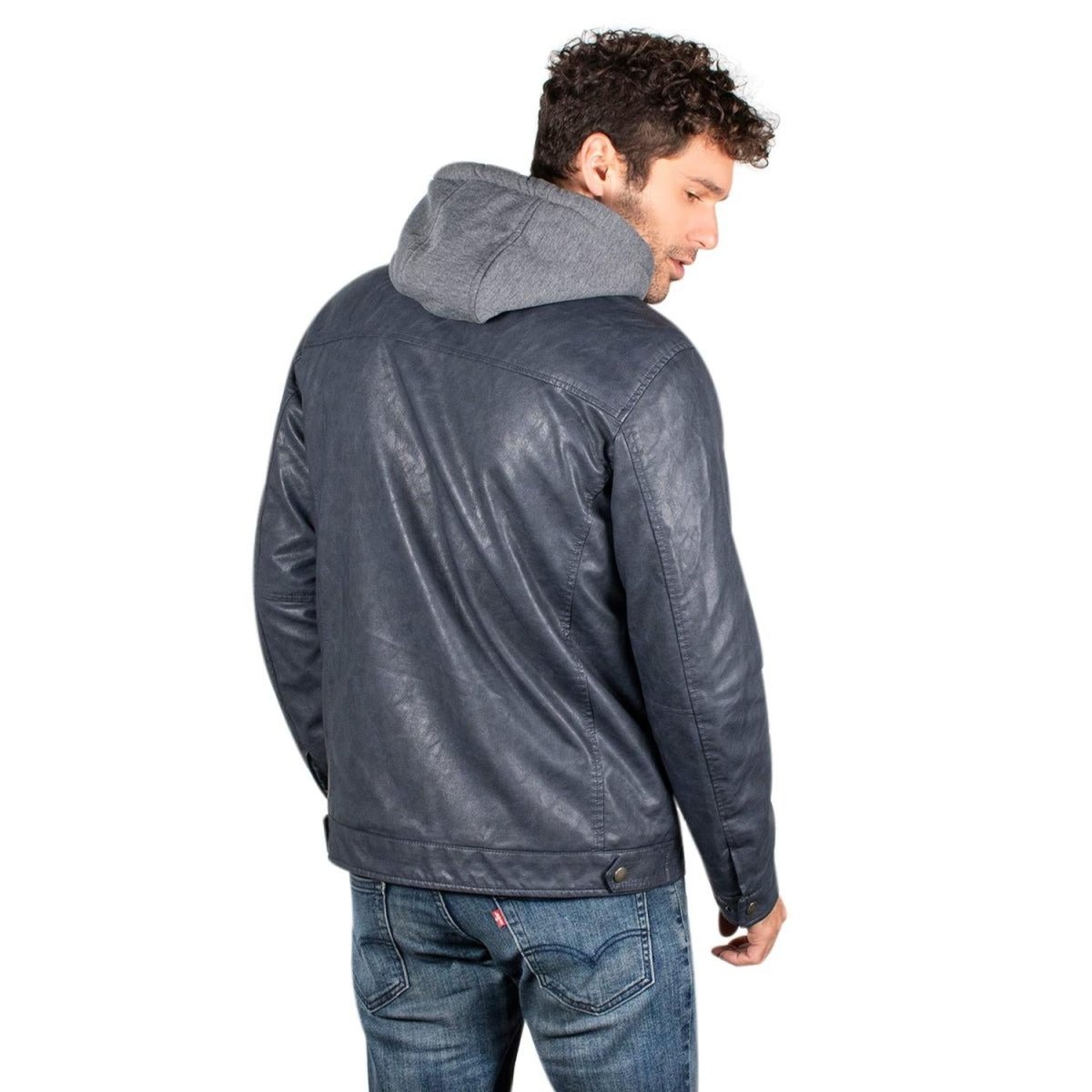 Chamarra Vinipiel Con Gorro Hombre - Greenlander