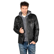 Chamarra Vinipiel Con Gorro Hombre - Greenlander