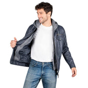 Chamarra Vinipiel Con Gorro Hombre - Greenlander