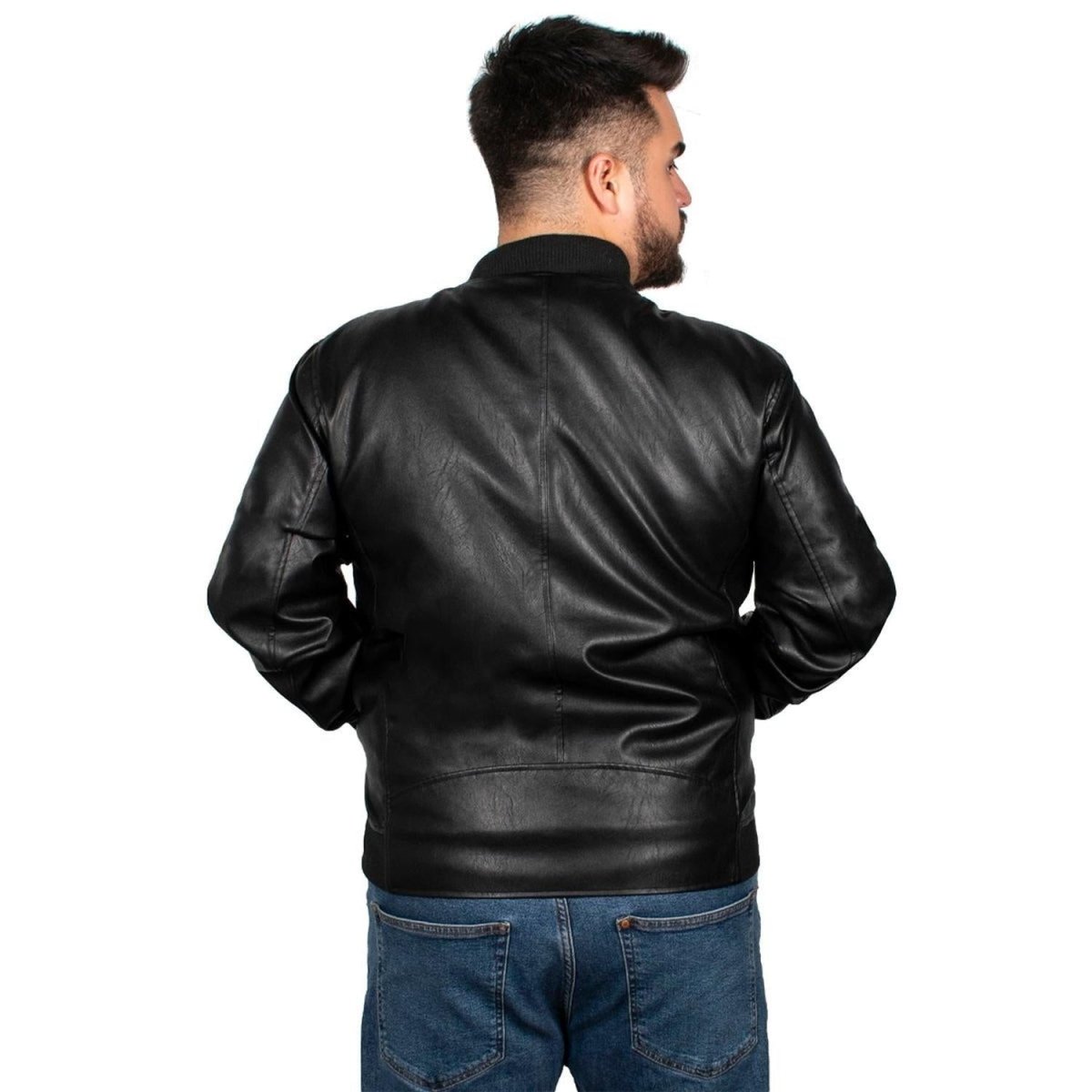 Chamarra Vinipiel Lifestyle Hombre Plus Size - Greenlander