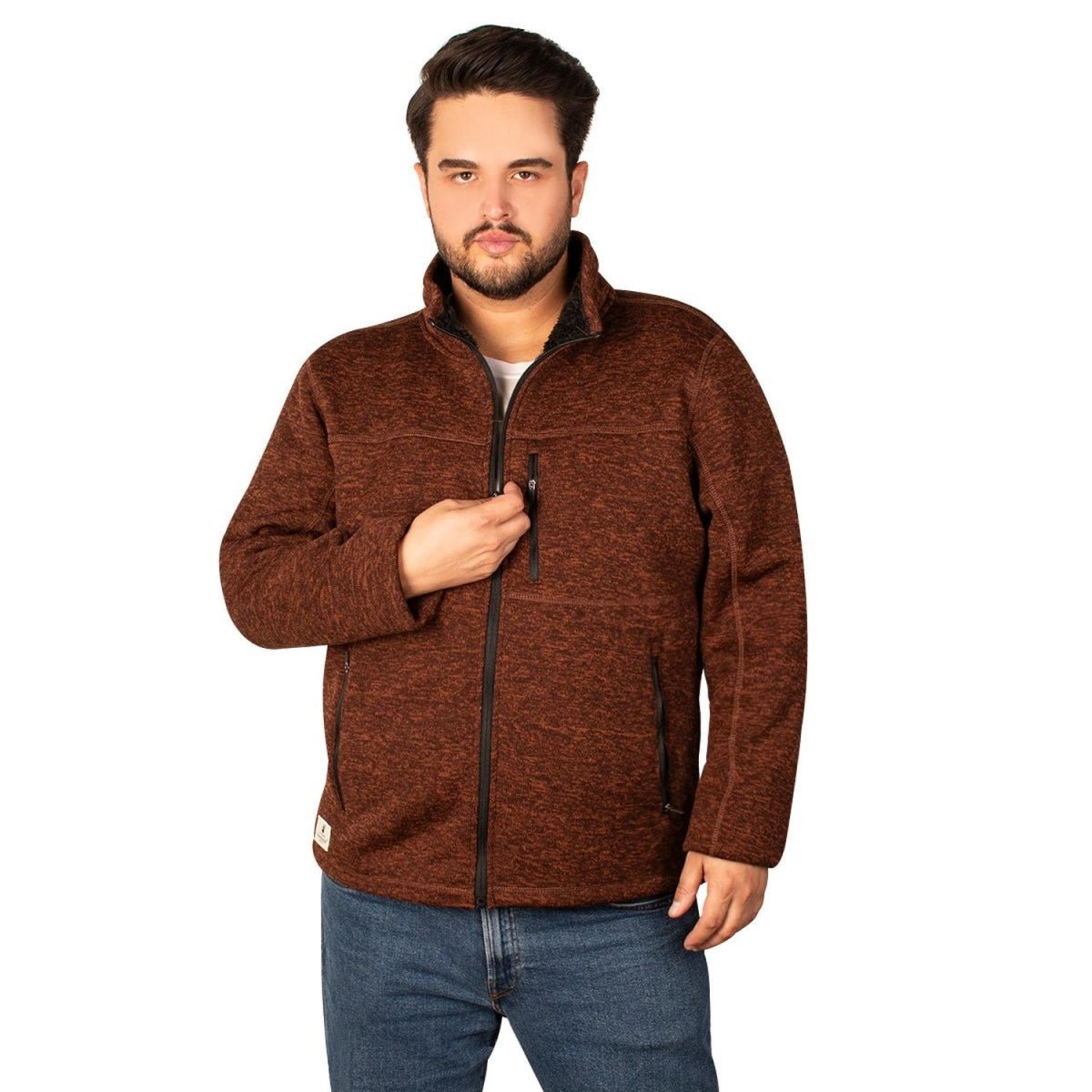 Chaqueta Greenlander de Punto Hombre Plus Size - Greenlander