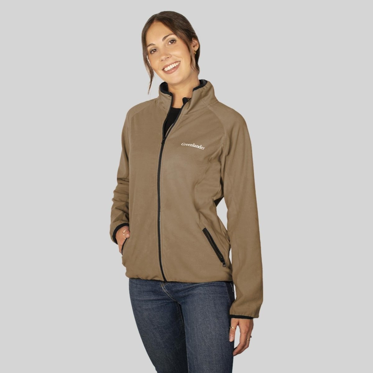 Sudadera cuello alto para mujer con bolsillos Greenlander - Greenlander