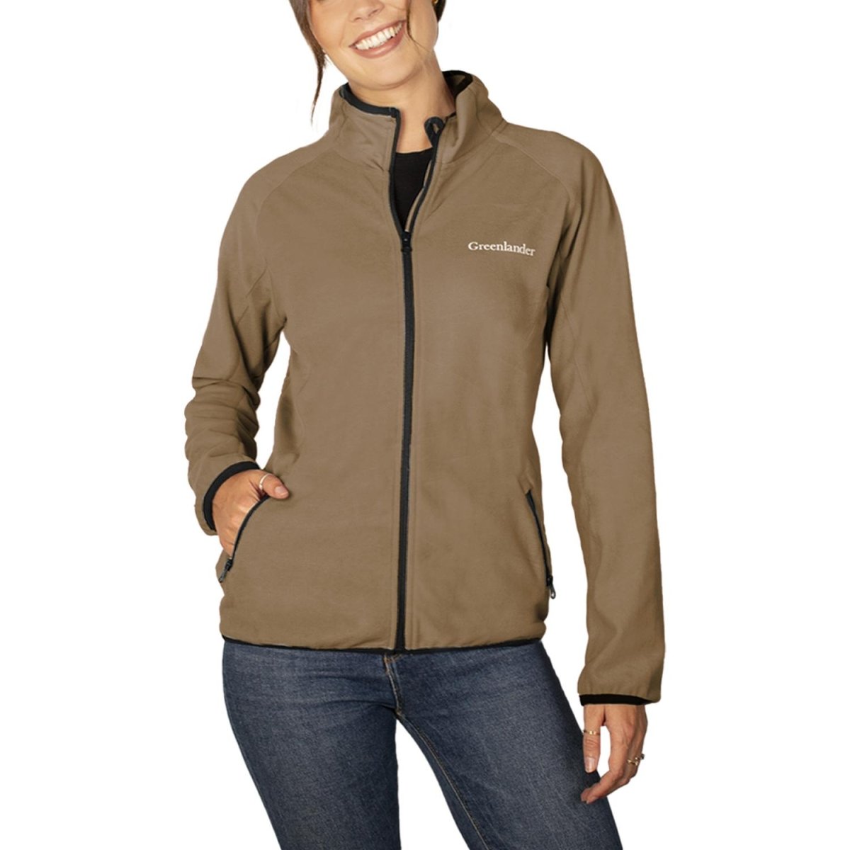 Sudadera cuello alto para mujer con bolsillos Greenlander - Greenlander