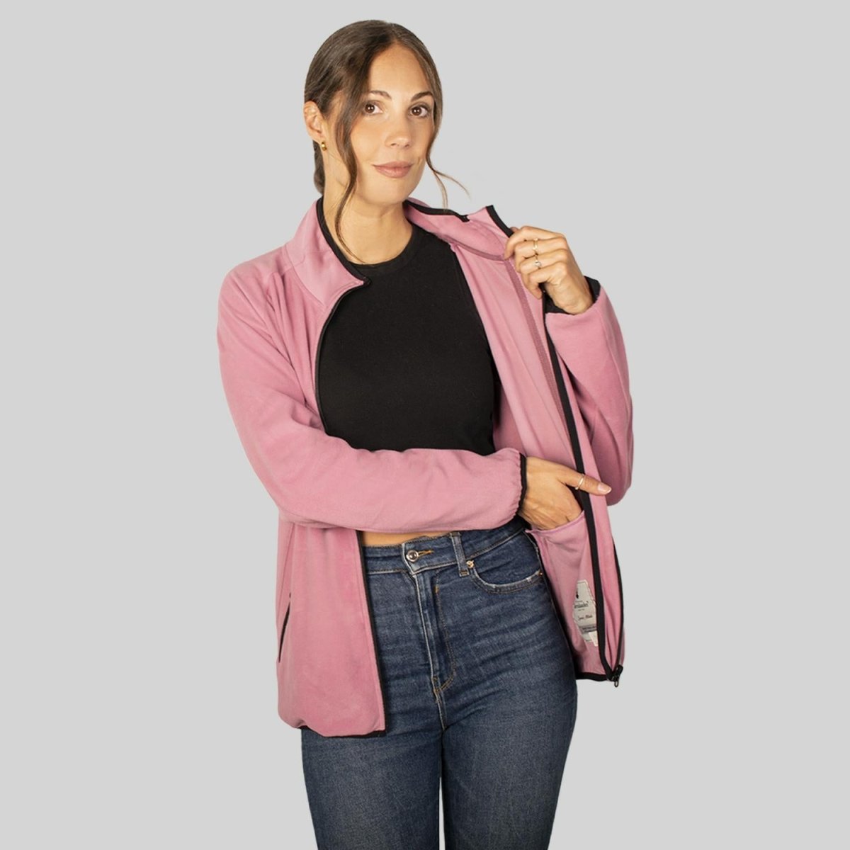 Sudadera cuello alto para mujer con bolsillos Greenlander - Greenlander
