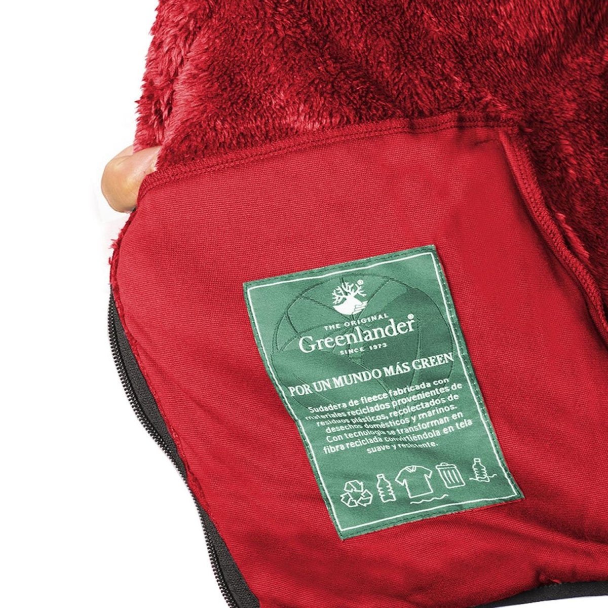 Sudadera Eco Fleece con Forro Polar Greenlander Hombre - Greenlander