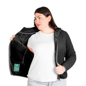 Sudadera Eco Fleece con Fur Greenlander Dama Plus size - Greenlander