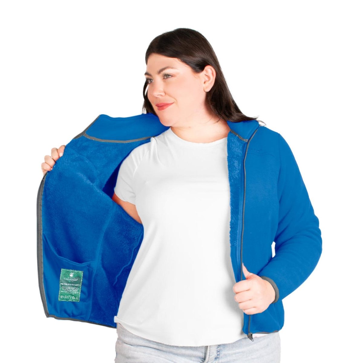 Sudadera Eco Fleece con Fur Greenlander Dama Plus size - Greenlander