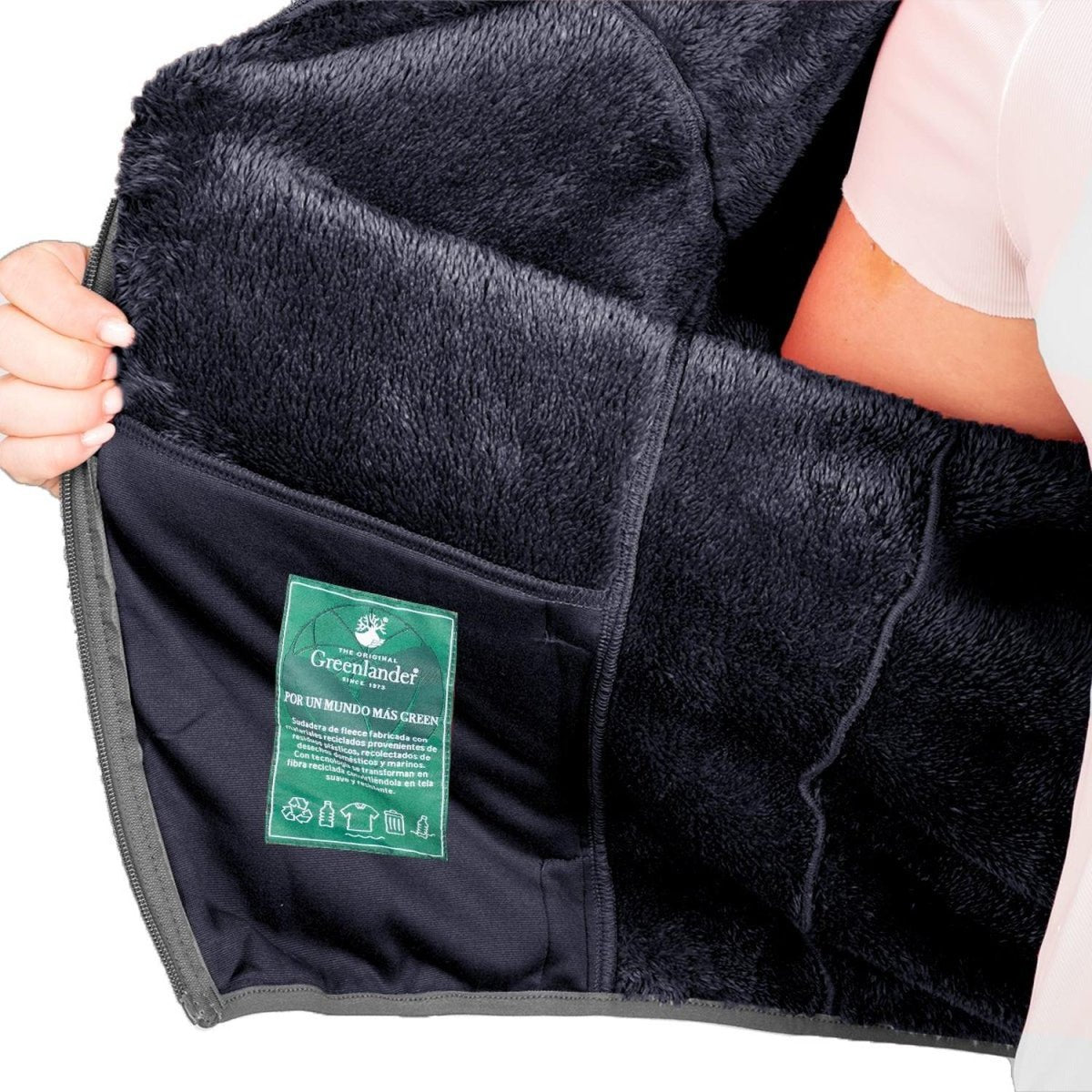 Sudadera Eco Fleece con Fur Greenlander Dama Plus size - Greenlander