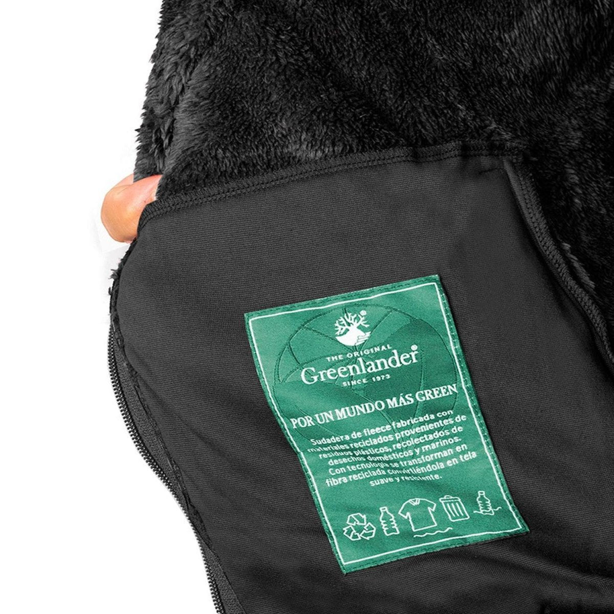 Sudadera Eco Fleece con Fur Greenlander Hombre Plus size - Greenlander