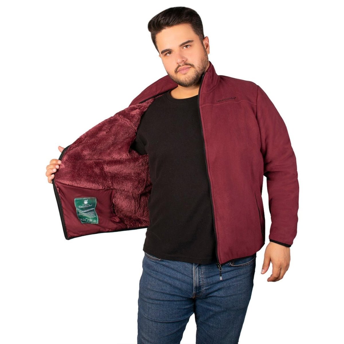 Sudadera Eco Fleece con Fur Greenlander Hombre Plus size - Greenlander