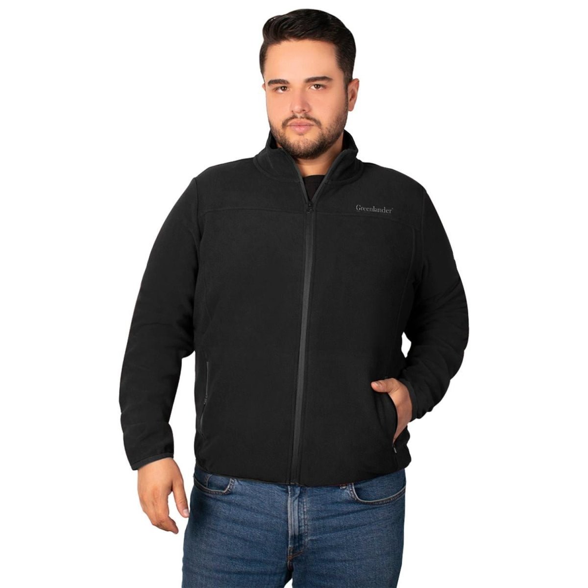 Sudadera Eco Fleece Ligero Greenlander Hombre Plus Size - Greenlander