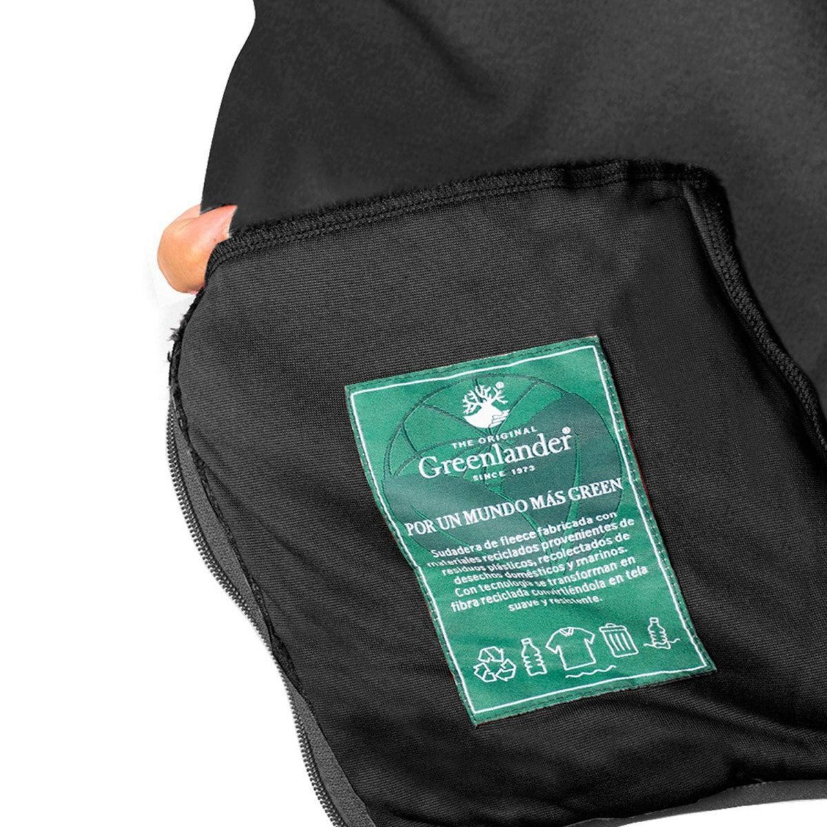 Sudadera Eco Fleece Ligero Greenlander Hombre Plus Size - Greenlander