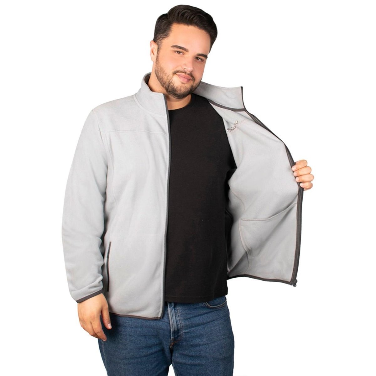 Sudadera Eco Fleece Ligero Greenlander Hombre Plus Size - Greenlander