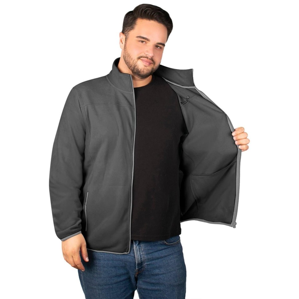 Sudadera Eco Fleece Ligero Greenlander Hombre Plus Size - Greenlander