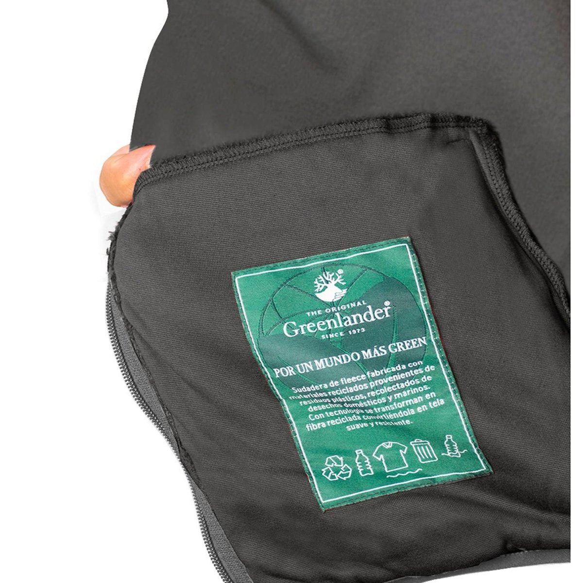 Sudadera Eco Fleece Ligero Greenlander Hombre Plus Size - Greenlander