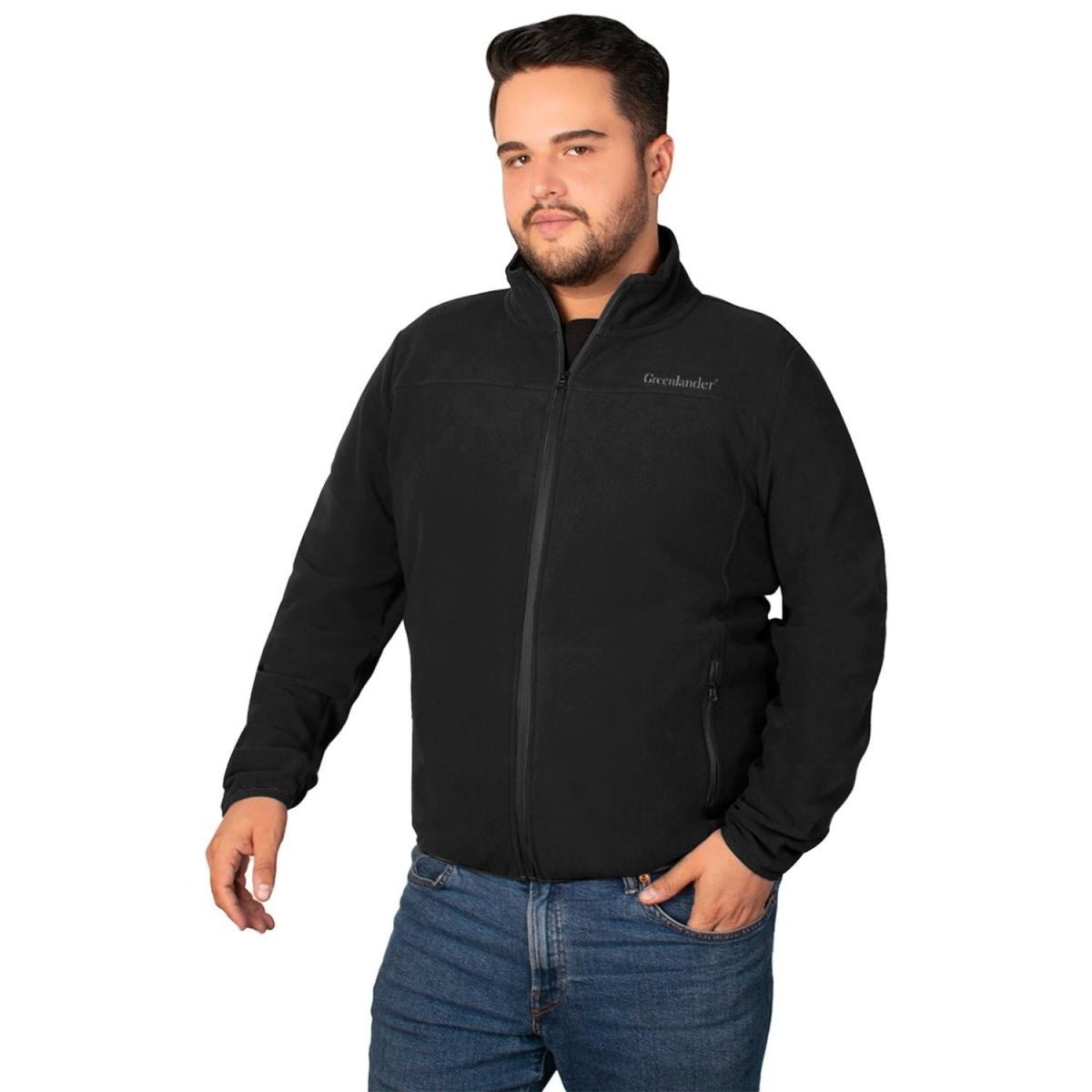 Sudadera Eco Fleece Ligero Greenlander Hombre Plus Size - Greenlander