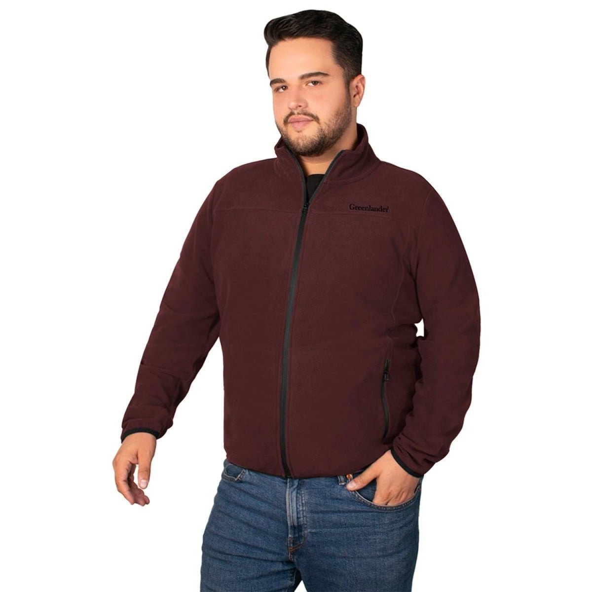 Sudadera Eco Fleece Ligero Greenlander Hombre Plus Size - Greenlander