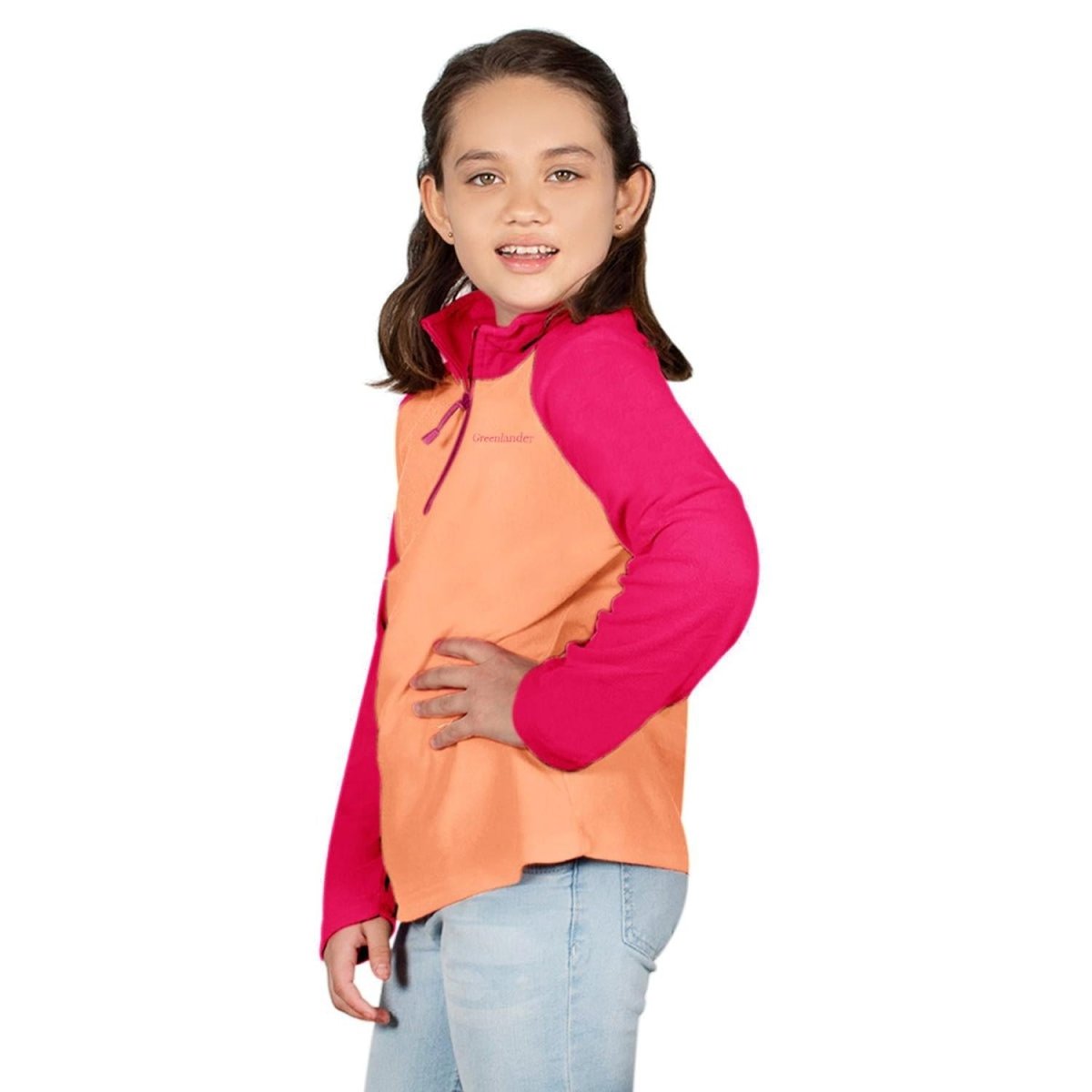 Sudadera Fleece Comfort Medio Cierre Niña - Greenlander