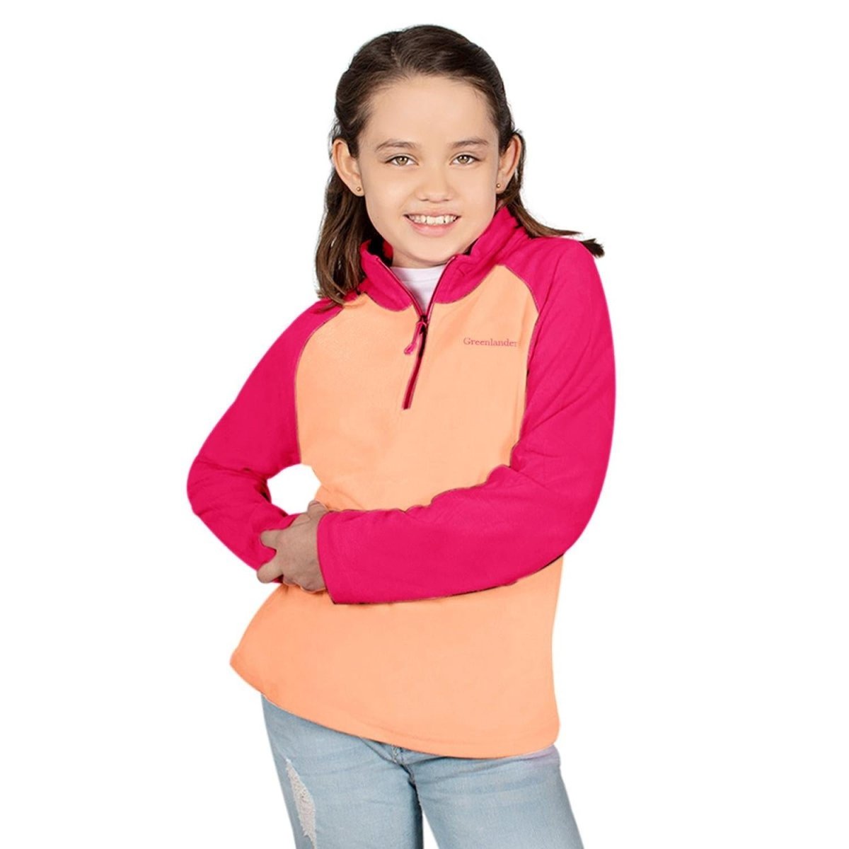Sudadera Fleece Comfort Medio Cierre Niña - Greenlander