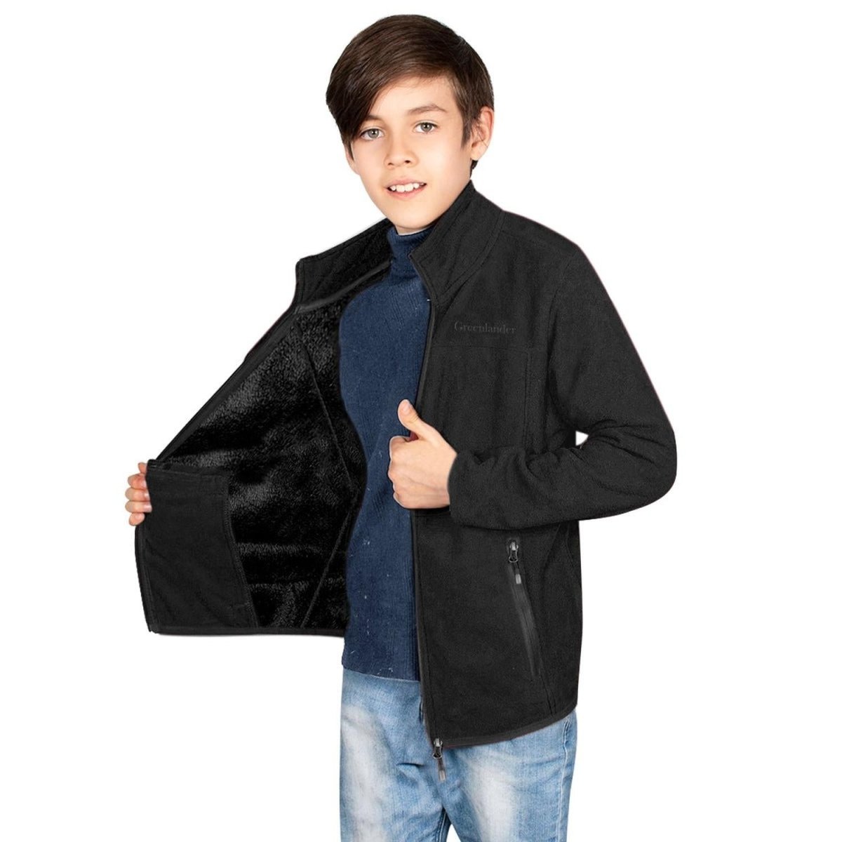 Sudadera Fleece Forro Fur Niño - Greenlander