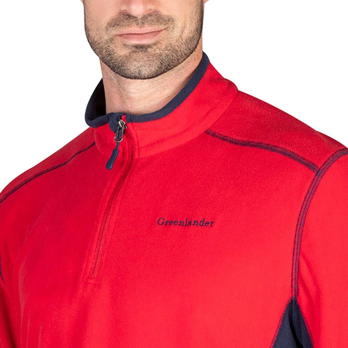 Sudadera Fleece Medio Cierre Hombre - Greenlander